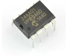 Oem 1kb I2C EEPROM atmintis - 24AA01-I/P