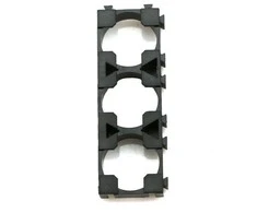 Oem 1x3 plastikinis laikiklis Li-Ion 18650 akumuliatorių pakavimui