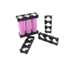 Oem 1x3 plastikinis laikiklis Li-Ion 18650 akumuliatorių pakavimui