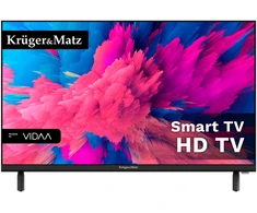 24 colių Kruger &amp; Matz išmanusis VIDAA DVB-T2 televizorius