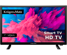 24 colių televizorius Kruger &amp; Matz išmanusis VIDAA DVB-T2