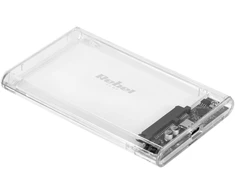2.5 colio SATA USB C 3.1 Rebel disko korpusas skaidrus