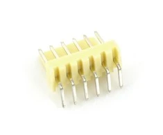 Oem 2.54 mm - kampinis kištukas 6 kontaktų - 5vnt.