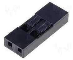 Oem 2.54 mm kištukas - 2 kontaktai - 10 vnt - dangtelis - elektroninėms sistemoms