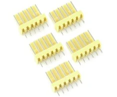Oem 2.54 mm rastrinė jungtis - 6 kontaktų kištukas - 5vnt
