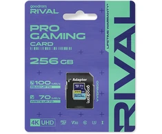 256 GB V30 UHS-III Goodram Rival Micro SD atminties kortelė su adapteriu