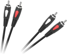 2RCA-2RCA kabelis 0,5 m Cabletech Eco-Line