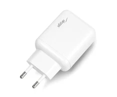 Maitinimo šaltinis 2x USB C - 5V-12V/1.67A-3A - Akyga AK-CH-19