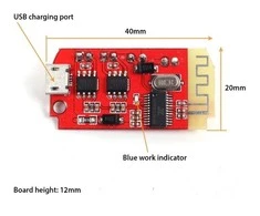Oem 2x3W garso stiprintuvo modulis - su Bluetooth - DW-CT14+