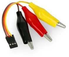 Oem 3 kontaktų servo jungtis su krokodilo spaustukais