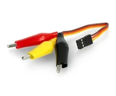 Oem 3 kontaktų servo jungtis su krokodilo spaustukais