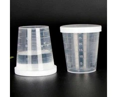 Oem 30 ml matavimo puodelis - Plastikinis indas su dangteliu - rakinamas