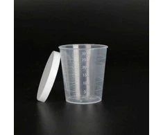 Oem 30 ml matavimo puodelis - Plastikinis indas su dangteliu - rakinamas
