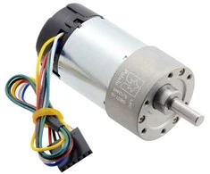 30:1 metalinis variklis 24V 37Dx68L 330RPM su 64 CPR enkoderiu, Pololu 4692