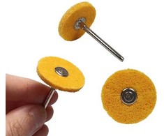 Oem 320# nailono pluošto poliravimo diskas - žalias - 3 mm abrazyvinė galvutė