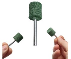 Oem 320# nailono pluošto poliravimo diskas - žalias - 3 mm abrazyvinė galvutė