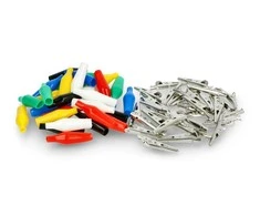 Oem 35 mm krokodilo spaustukų rinkinys įvairių spalvų - 30 vnt