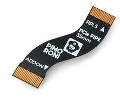 35 mm PCIe vamzdžio lankstus kabelis skirtas NVMe Base ir Raspberry Pi - Pimoroni PIM703