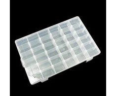 Oem 36 skyrių organizatorius - 275x175x46mm - dėžutė smulkiems daiktams