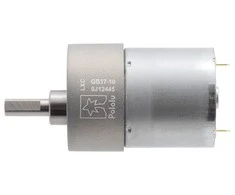 37Dx50L variklis su 10: 1 pavarų dėže 12V 1000RPM - Pololu 4748