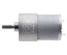 37Dx54L variklis su 70: 1 pavara 12V 150RPM - Pololu 4744