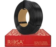 3D plastikas ASA juodas 1.75mm 1kg refill pakuotė Rosa3D