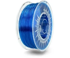3D plastikas Devil Design PET-G 1.75mm 1kg - Super Mėlyna Transparent