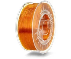 3D plastikas Devil Design PET-G 1.75mm 1kg - Bright Oranžinis Transparent