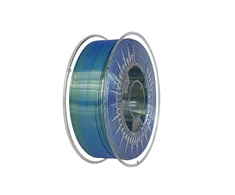3D plastikas Devil Design Silk Dual 1.75mm 1kg - Gold / Mėlyna