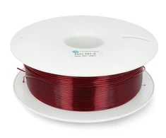 3D plastikas Fiberlogy Easy PET-G 1.75mm 0.85kg – Permatomas bordo spalvos