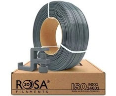 3D plastikas PCTG pilkas 1.75mm 1kg refill pakuotė Rosa3D