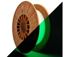 3D PET-G plastikas 1.75mm 0.5kg Rosa3D - Glow in the Dark Žalias