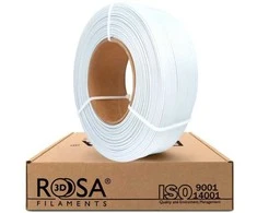 3D plastikas PLA šaltai balta (winter baltas) 1.75mm 1kg refill pakuotė Rosa3D