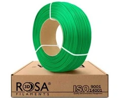 3D plastikas PLA 1.75mm 1kg refill pakuotė Rosa3D - Juicy Žalias
