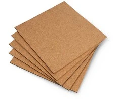 3Dm Group Smulkiagrūdė kamštienos lenta - 3mm - 200x200mm - 5 vnt.