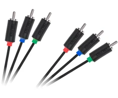 3RCA-3RCA Komponentinis kabelis 1.8 m Cabletech standartas