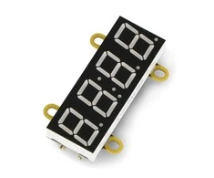 4 skaitmenų, 7 segmentų ekranas su I2C, UNIT-Digi-Clock - raudonos spalvos - M5Stack U146