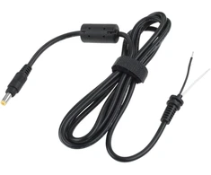 4.0/1.7 (19V/1.58A) maitinimo kištukas su laidu montavimui Rebel