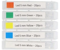 5 mm LED diodų rinkinys - justPi - 100 vnt