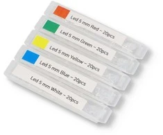 5 mm LED diodų rinkinys - justPi - 100 vnt