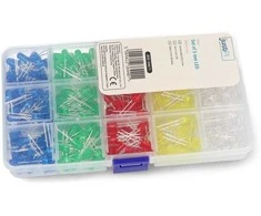5 mm LED diodų rinkinys - justPi - 500 vnt, + organizatorius