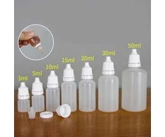 Oem 50 ml buteliukas su lašintuvu su aplikatoriumi - skysčiams dozuoti