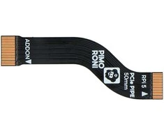 50 mm PCIe vamzdžio lankstus kabelis skirtas NVMe Base ir Raspberry Pi - Pimoroni PIM702