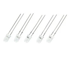 Oem 5mm LED raudonas skaidrus - 5vnt