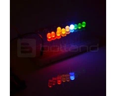 Oem 5mm LED rinkinys 10 vnt su rezistoriais
