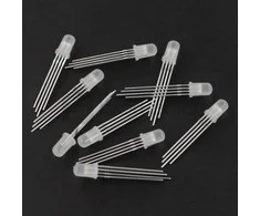 Oem 5mm RGB WS2811 LED diodų rinkinys 10vnt