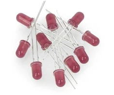 Oem 5mm violetinis LED - 10vnt