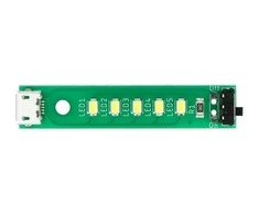 5x LED juostelė USB 5V su maitinimo jungikliu - Kitronik 35150