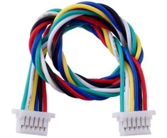 6 kontaktų lizdas-lizdas JST SH stiliaus laidas 25cm, Pololu 4767