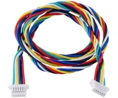 6 kontaktų lizdas-lizdas JST SH stiliaus laidas 40cm, Pololu 4768